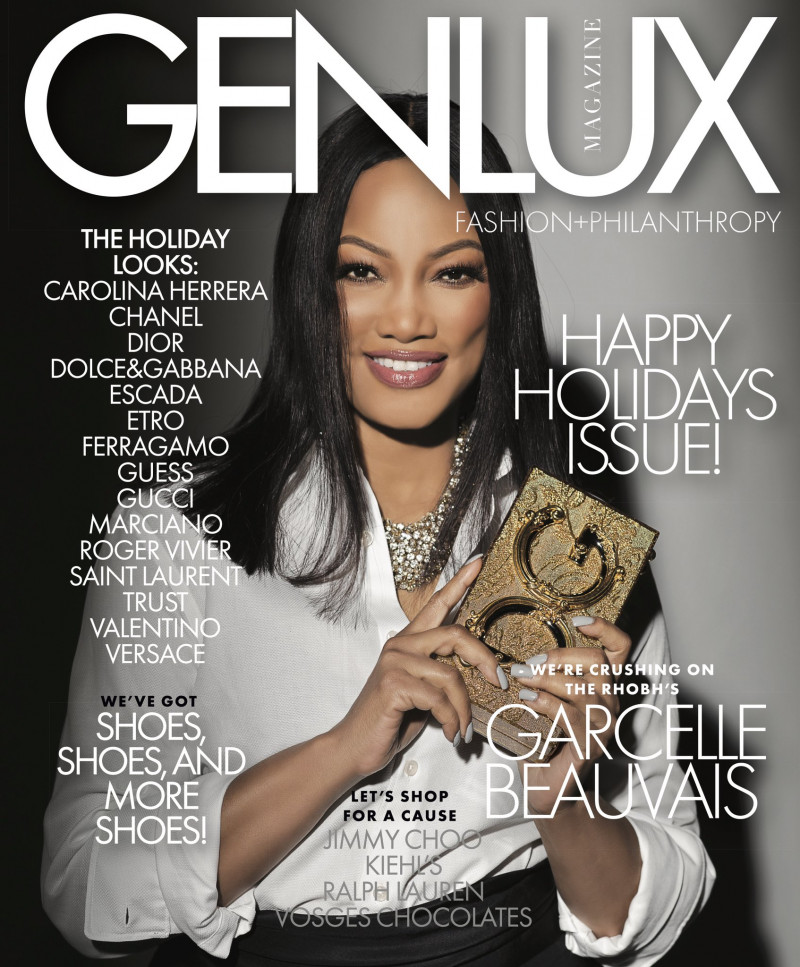 Garcelle Beauvais featured on the Genlux Magazine cover from December 2021