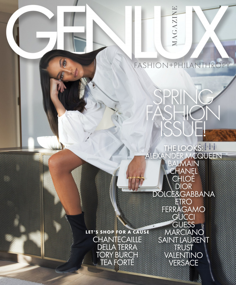 Chantal Monaghan featured on the Genlux Magazine cover from March 2022