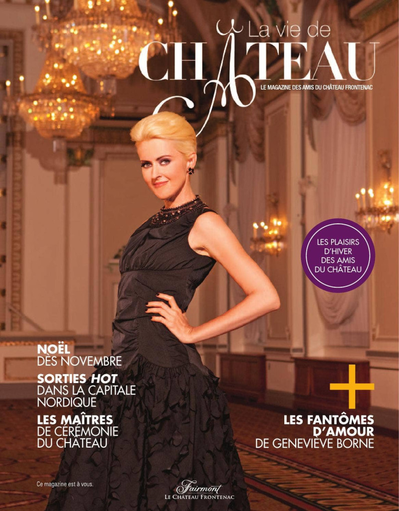 Genevieve Borne featured on the Vie de Chateau cover from November 2012