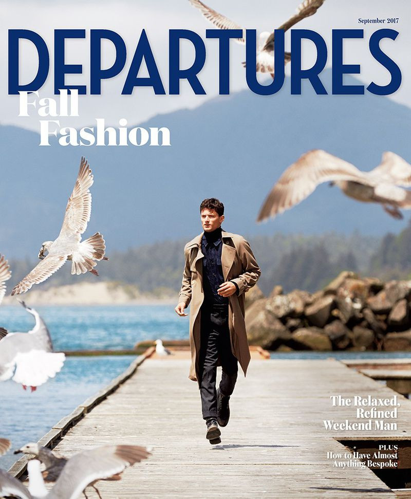 Garrett Neff featured on the Departures cover from September 2017