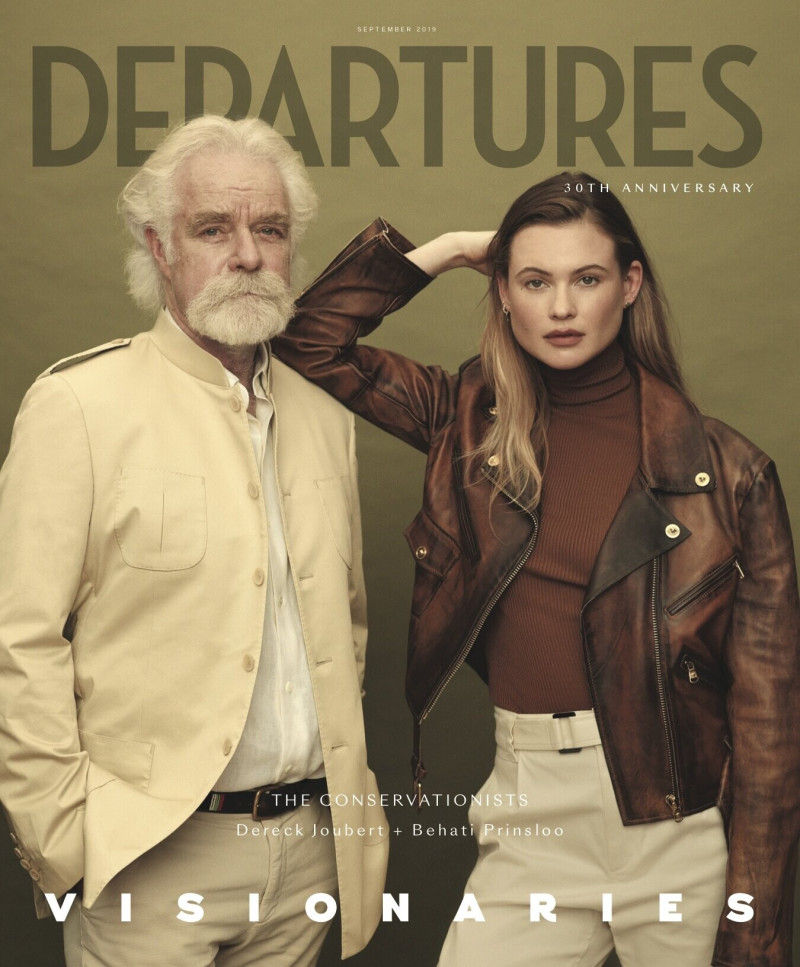 Dereck Joubert featured on the Departures cover from September 2019