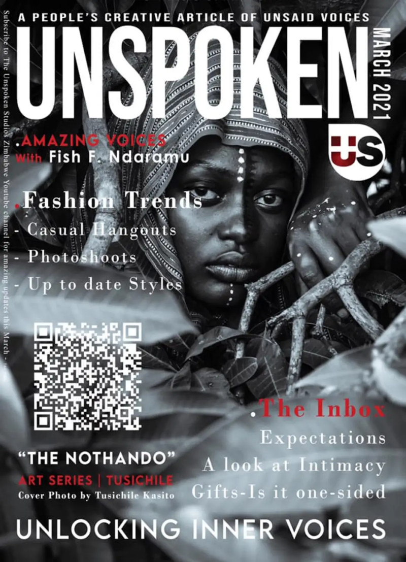  featured on the Unspoken Articles cover from March 2021