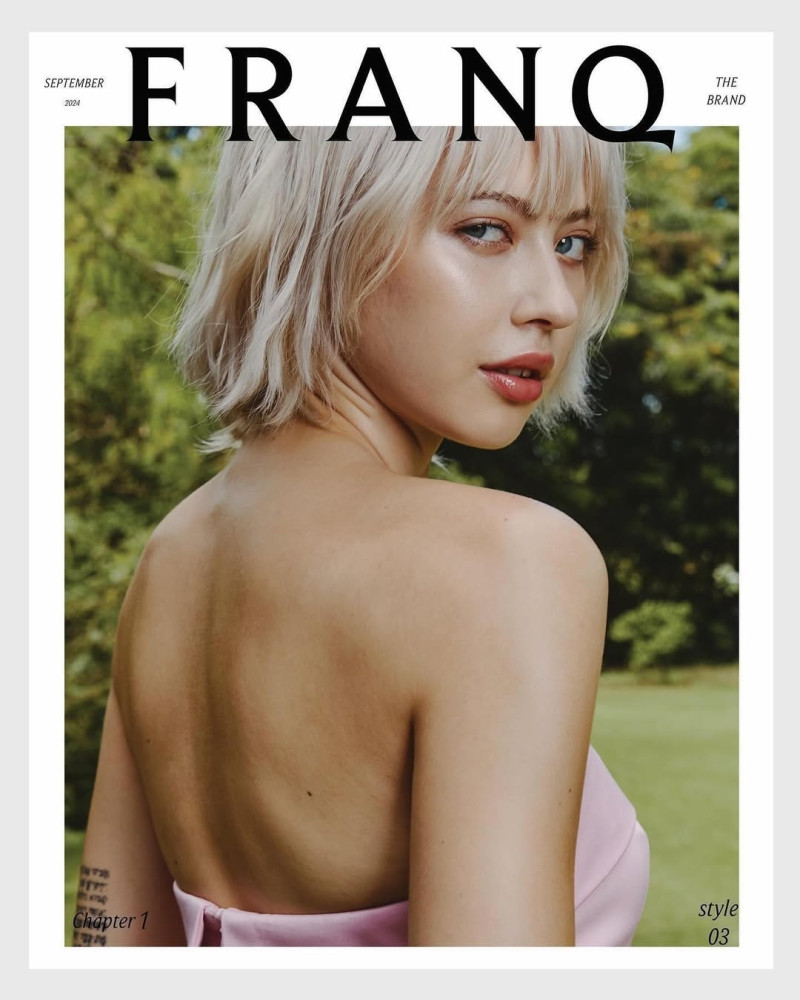 Anna Podgornaya featured on the FRANQ cover from September 2024