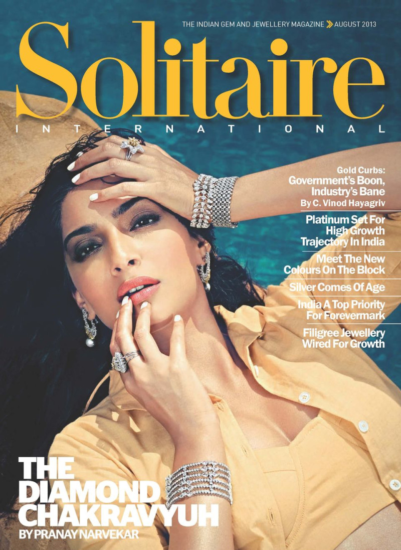  featured on the Solitaire International - India cover from August 2013