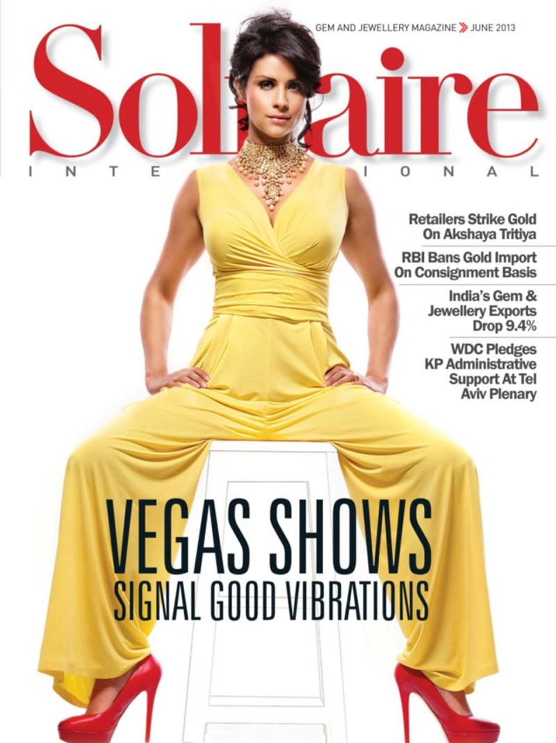  featured on the Solitaire International - India cover from June 2013