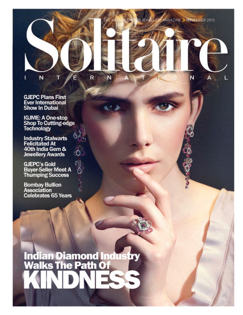  featured on the Solitaire International - India cover from November 2013