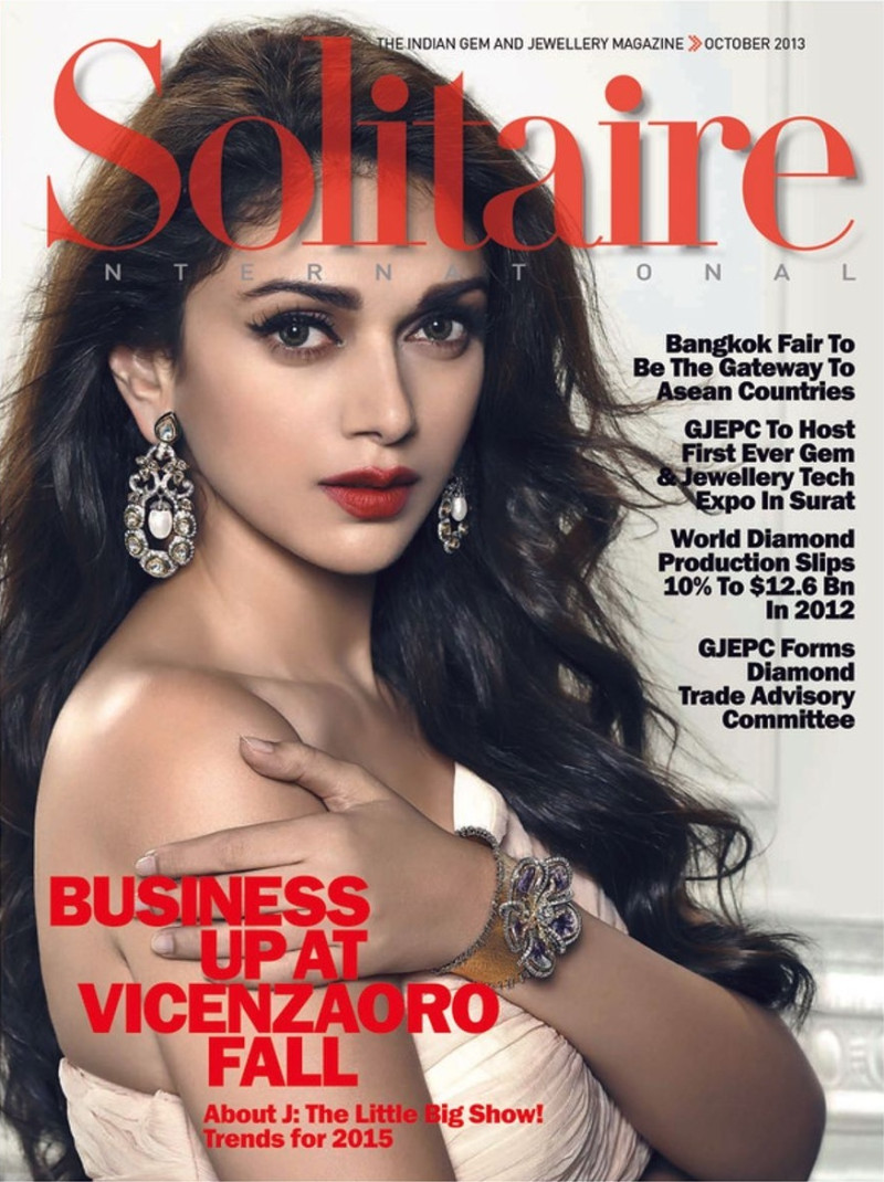  featured on the Solitaire International - India cover from October 2013