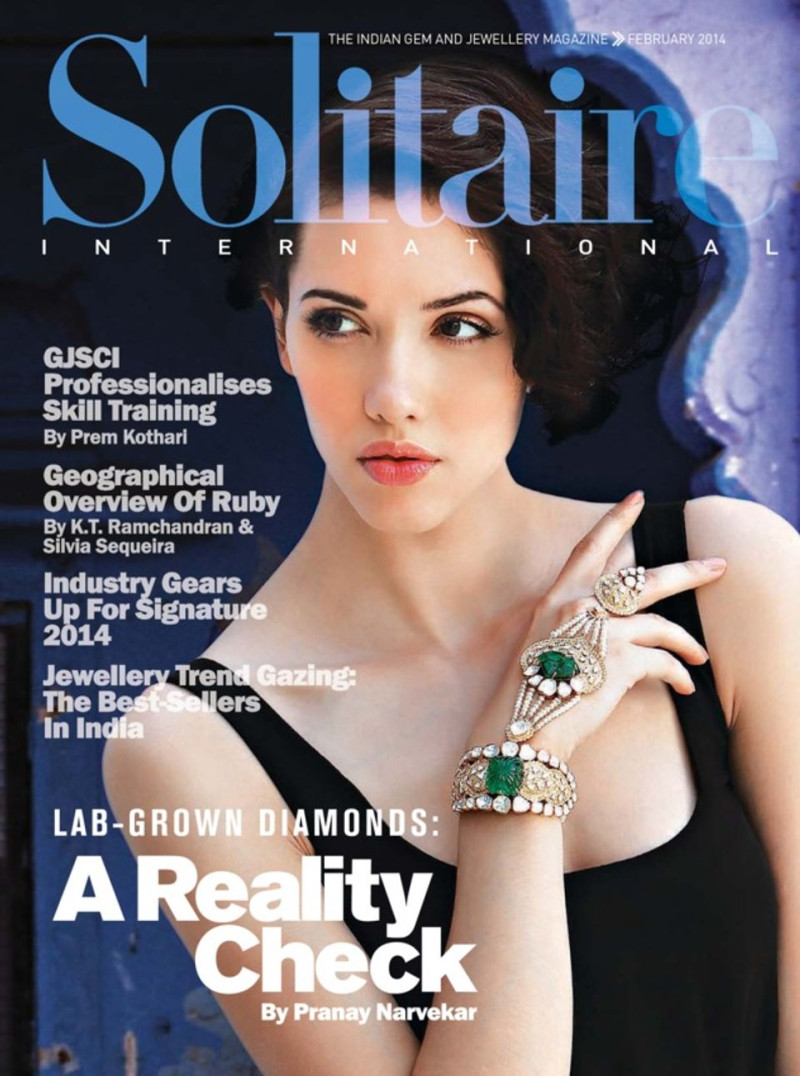  featured on the Solitaire International - India cover from February 2014