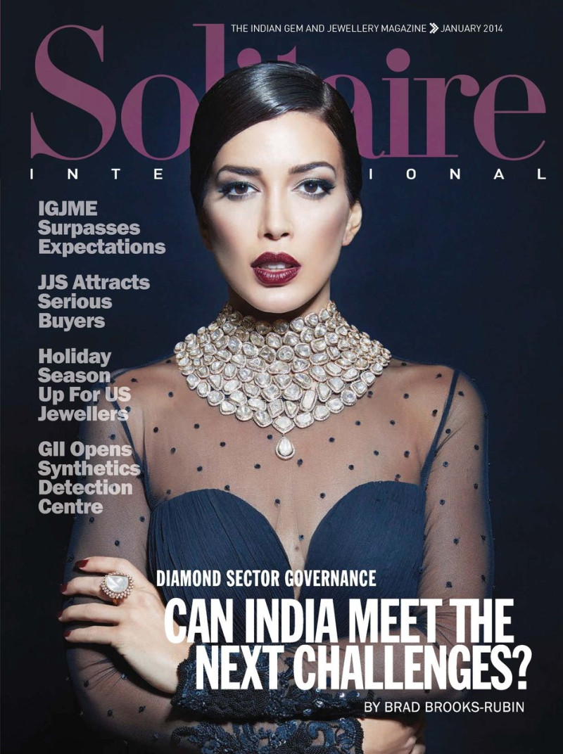  featured on the Solitaire International - India cover from January 2014