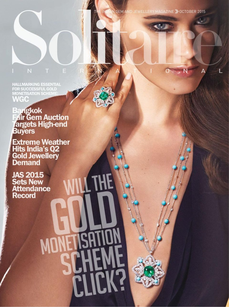 featured on the Solitaire International - India cover from October 2015