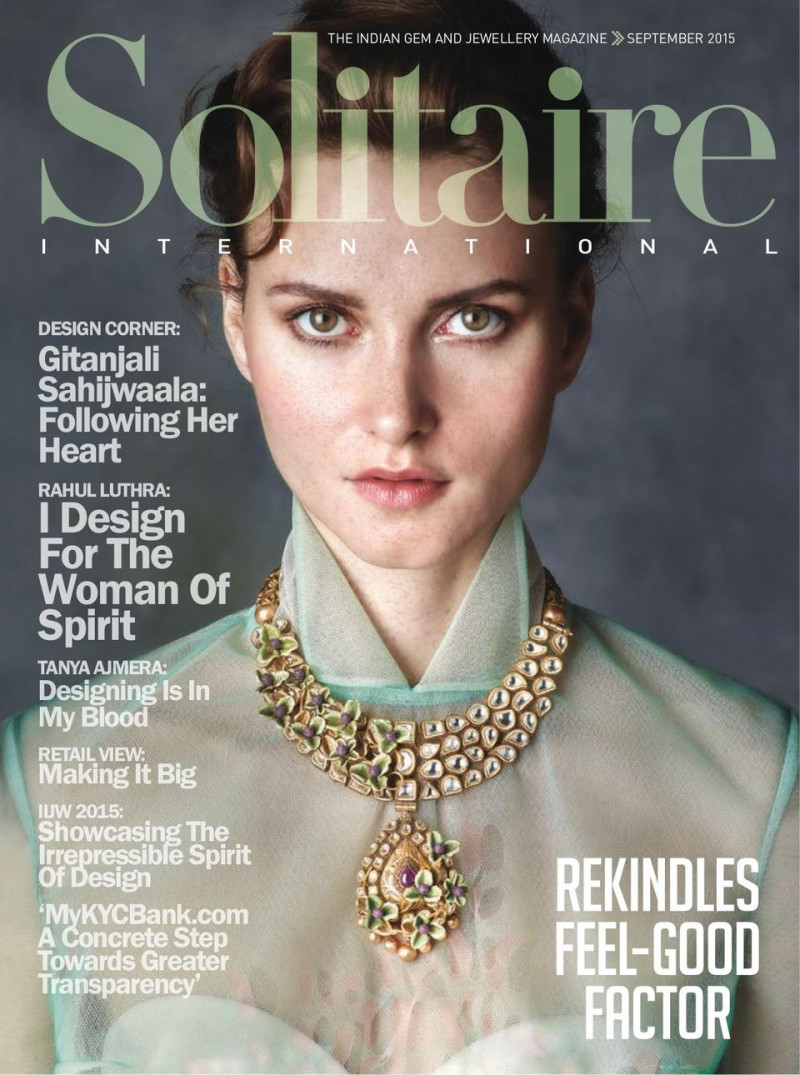  featured on the Solitaire International - India cover from September 2015