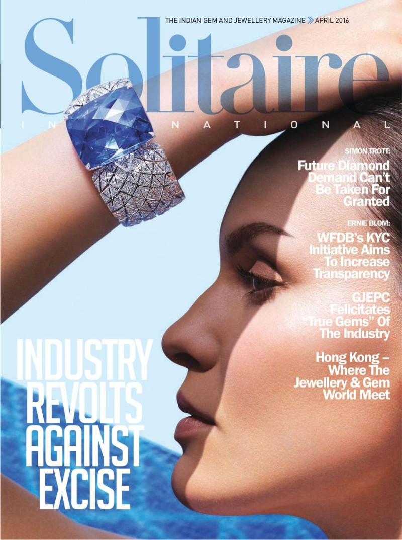  featured on the Solitaire International - India cover from April 2016