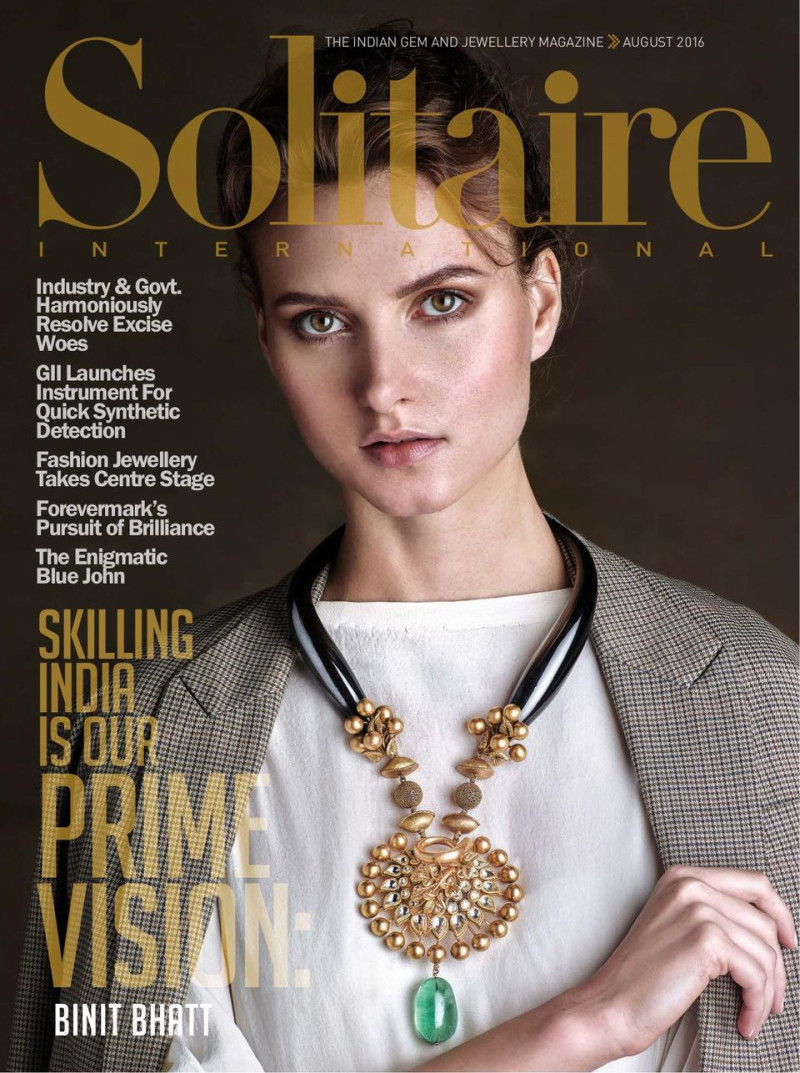  featured on the Solitaire International - India cover from August 2016