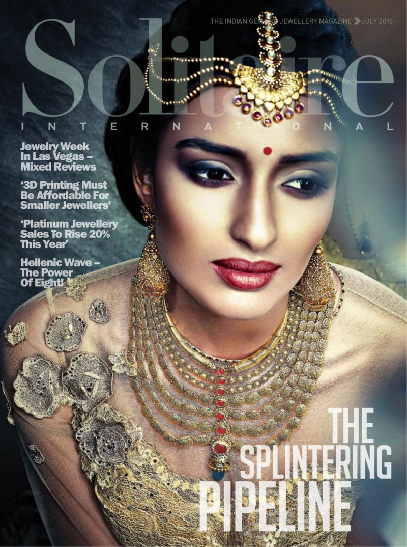  featured on the Solitaire International - India cover from July 2016