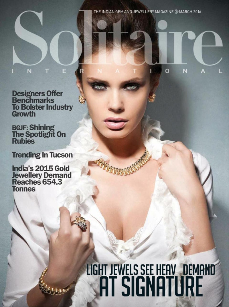  featured on the Solitaire International - India cover from March 2016