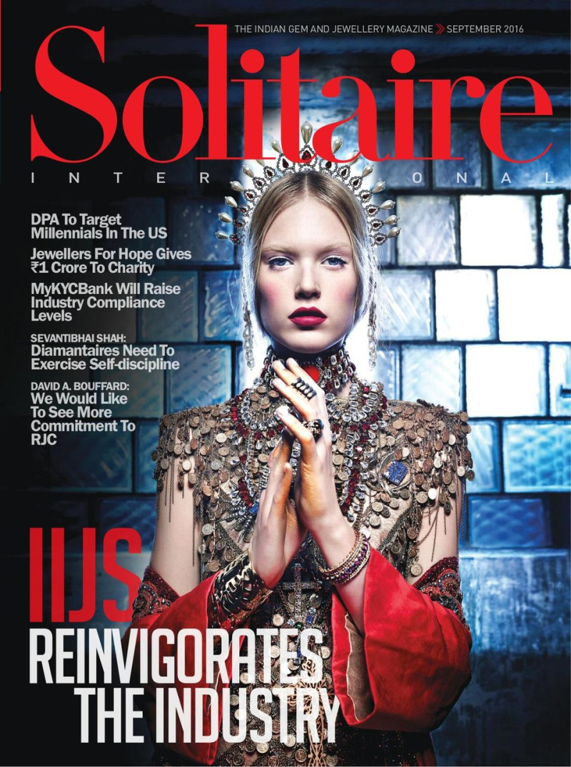  featured on the Solitaire International - India cover from September 2016
