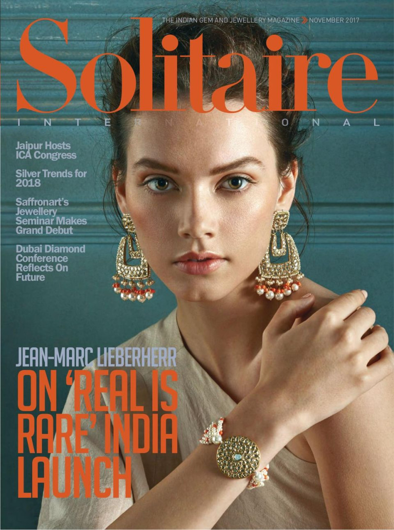  featured on the Solitaire International - India cover from November 2017