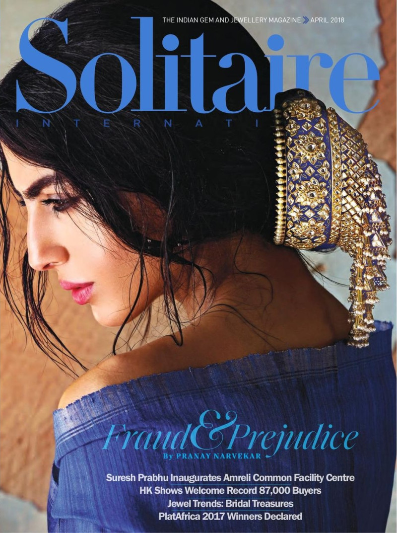  featured on the Solitaire International - India cover from April 2018