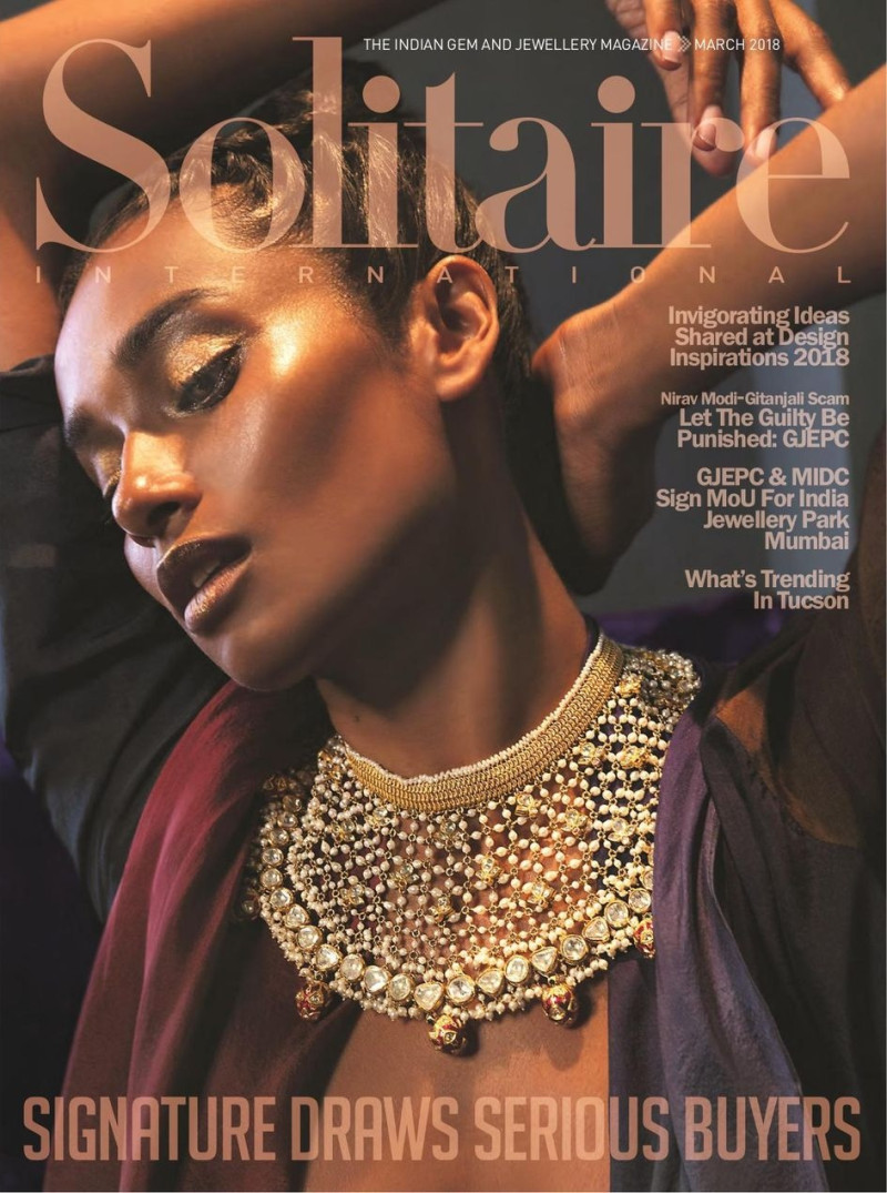  featured on the Solitaire International - India cover from March 2018