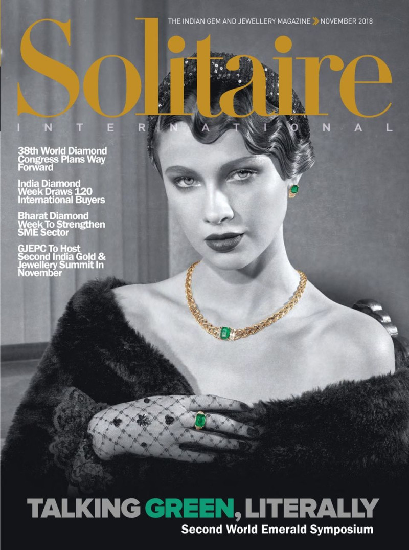  featured on the Solitaire International - India cover from November 2018