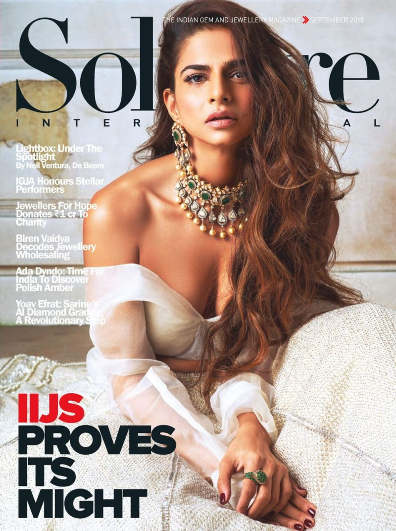  featured on the Solitaire International - India cover from September 2018