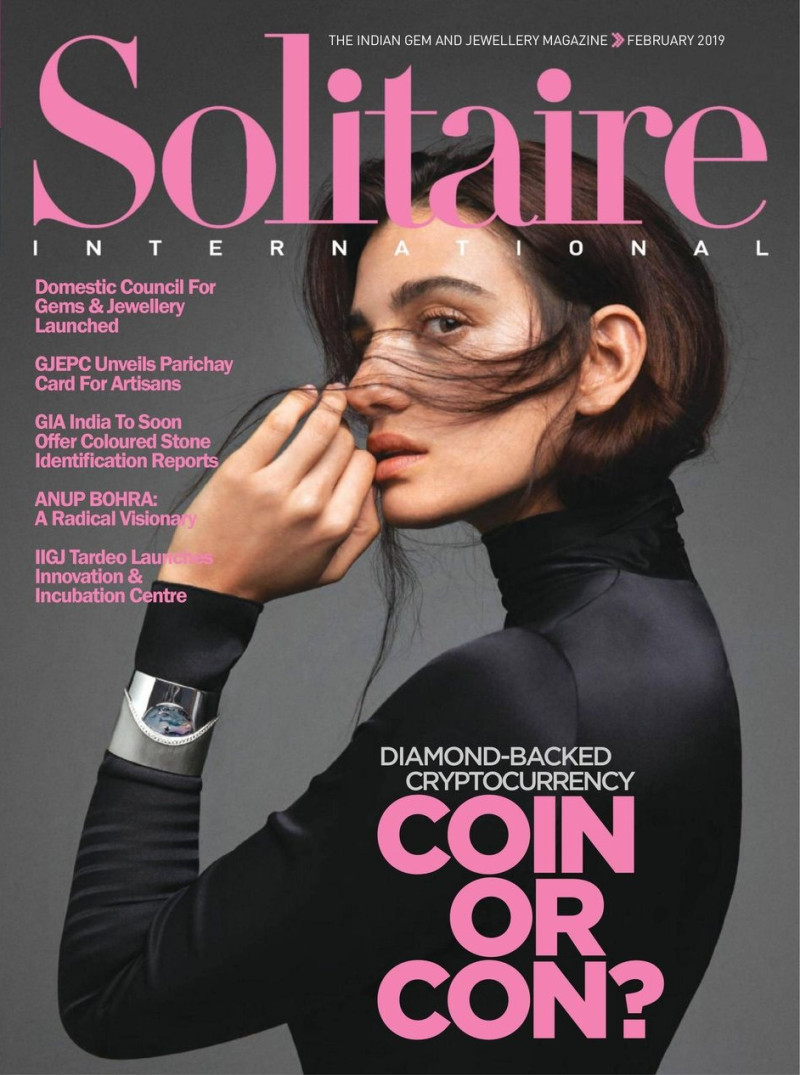  featured on the Solitaire International - India cover from February 2019