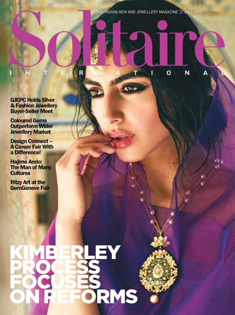  featured on the Solitaire International - India cover from July 2019