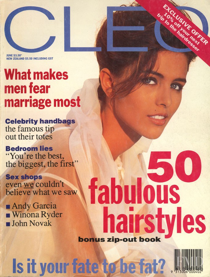 Toneya Bird featured on the CLEO Australia cover from June 1991