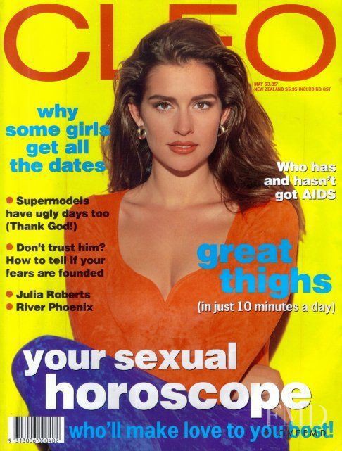 Kate Fischer featured on the CLEO Australia cover from May 1992