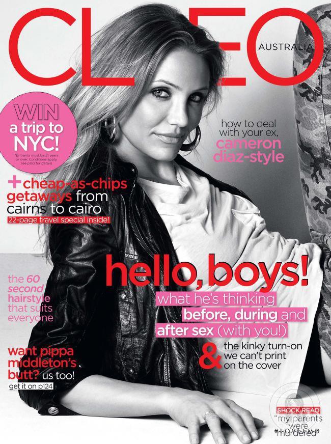 Cameron Diaz featured on the CLEO Australia cover from August 2011