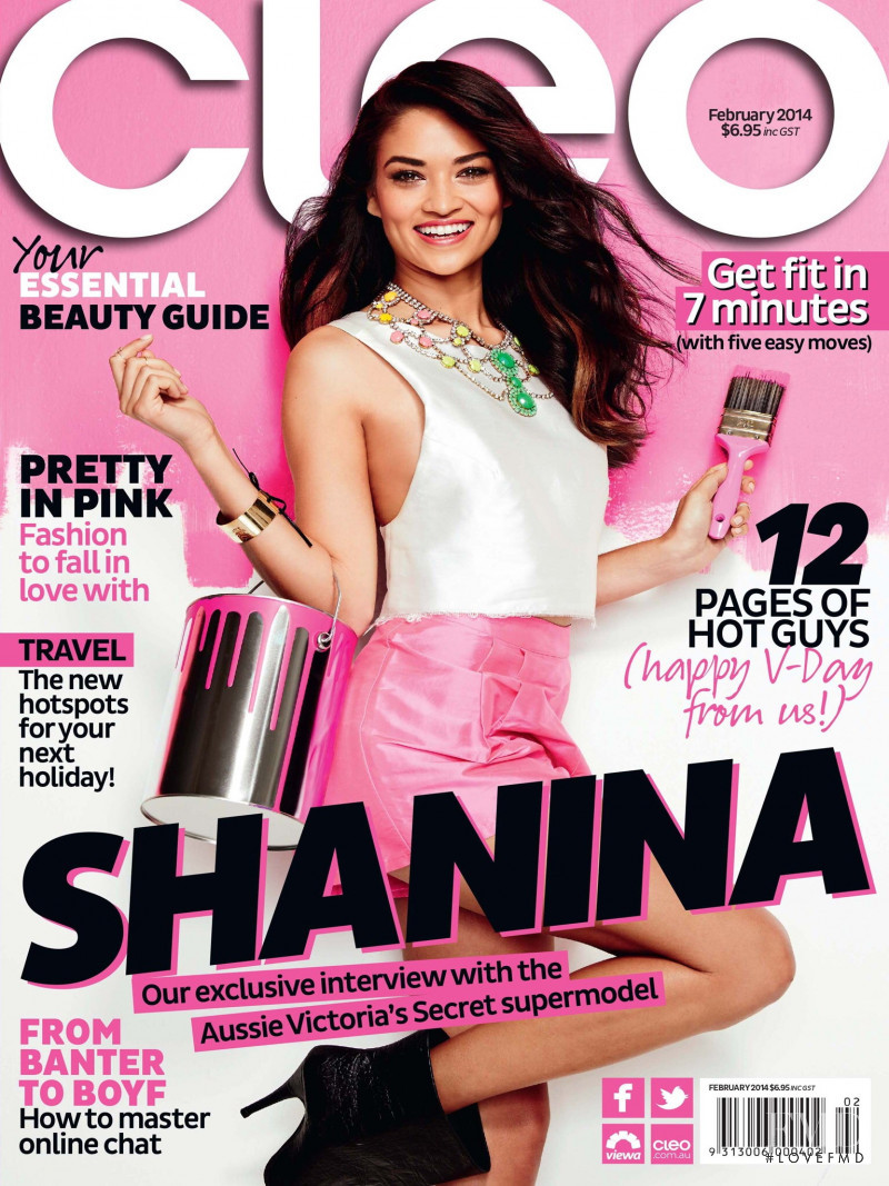 Shanina Shaik featured on the CLEO Australia cover from February 2014