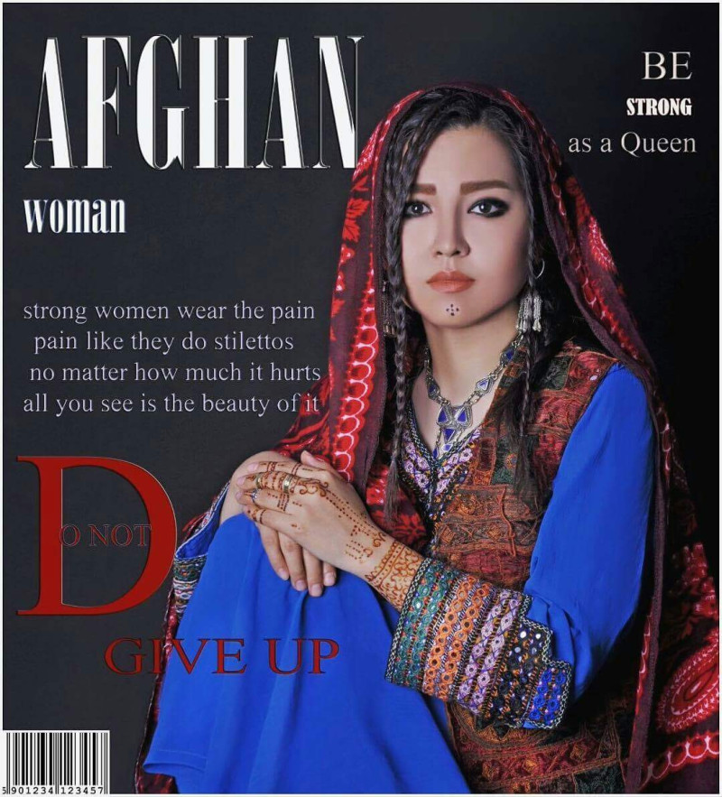  featured on the Afghan Woman cover from August 2016