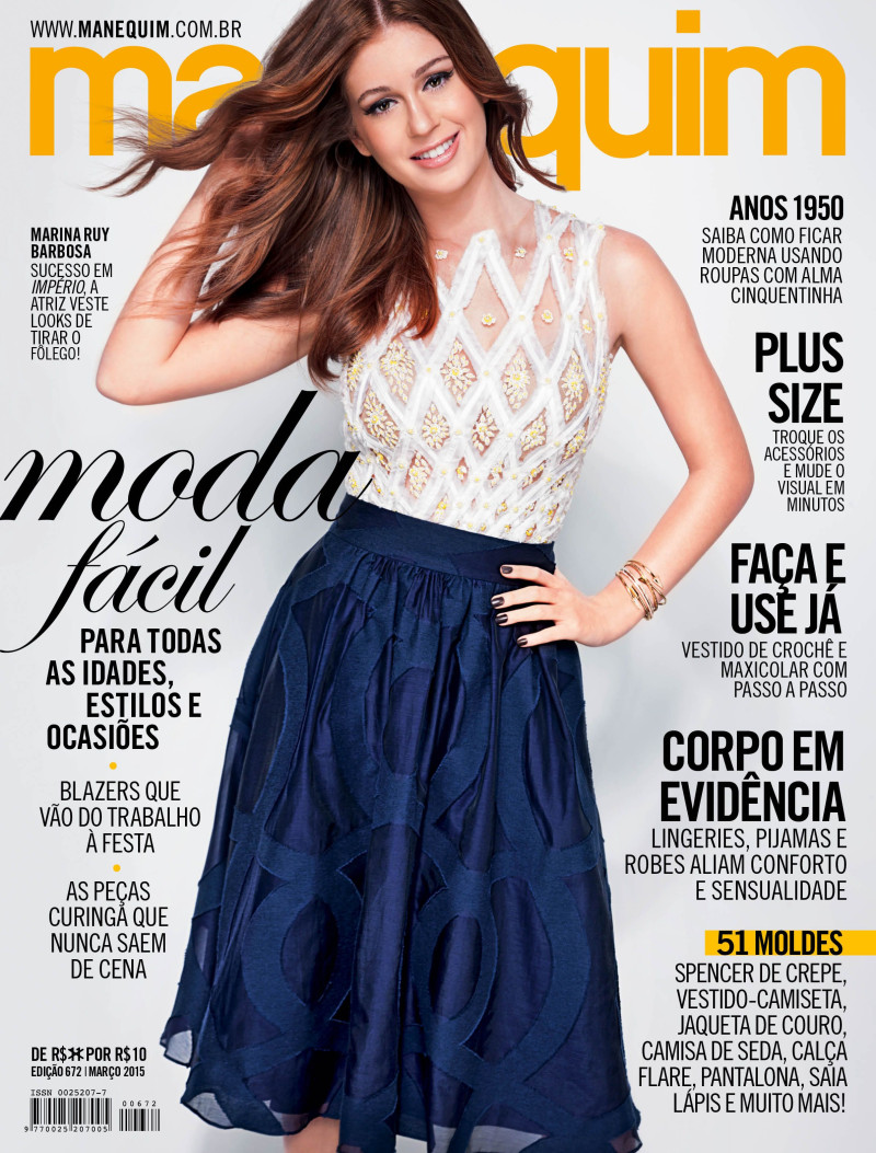 featured on the Manequim cover from March 2015