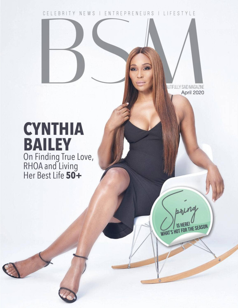 Cynthia Bailey featured on the BSM Magazine cover from April 2020