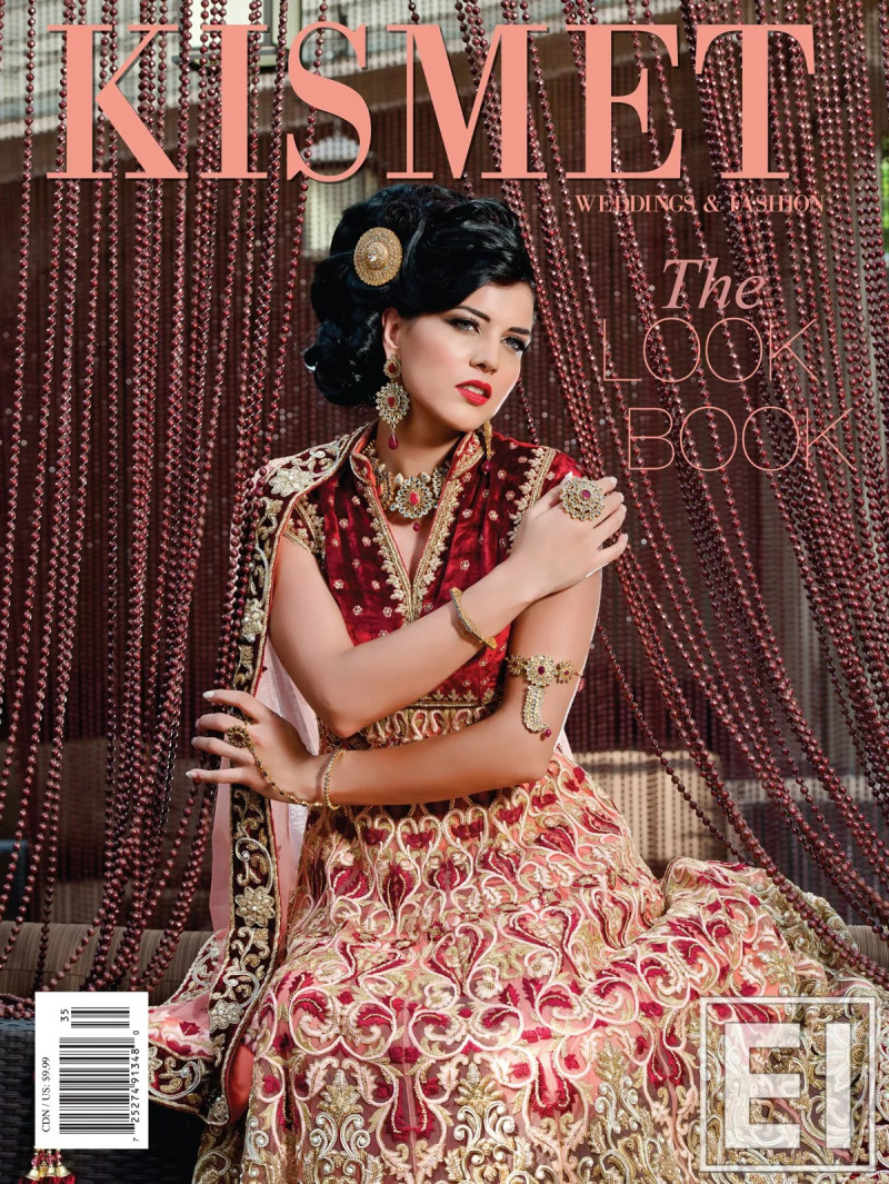 Fatima Bell featured on the Kismet Weddings & Fashion cover from October 2013
