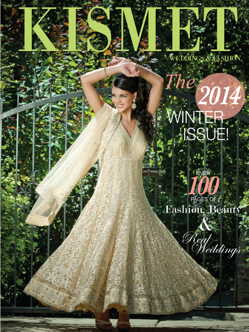  featured on the Kismet Weddings & Fashion cover from January 2014
