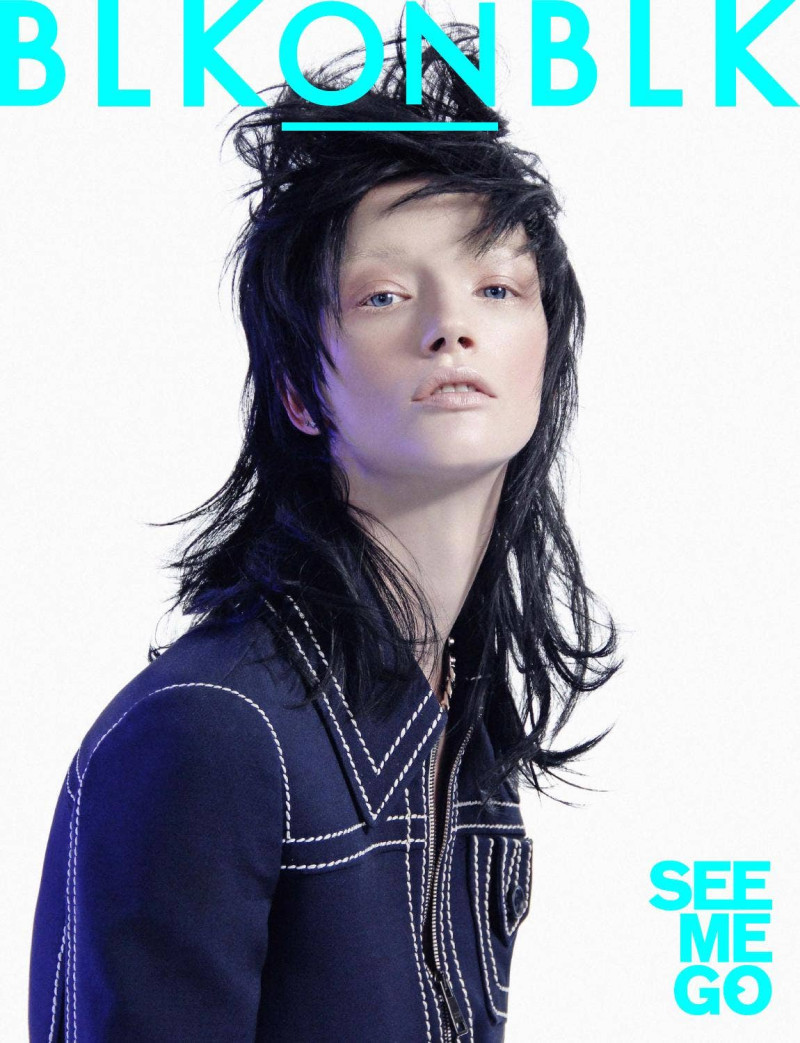 Olivia O\'Driscoll featured on the BLKONBLK cover from January 2015