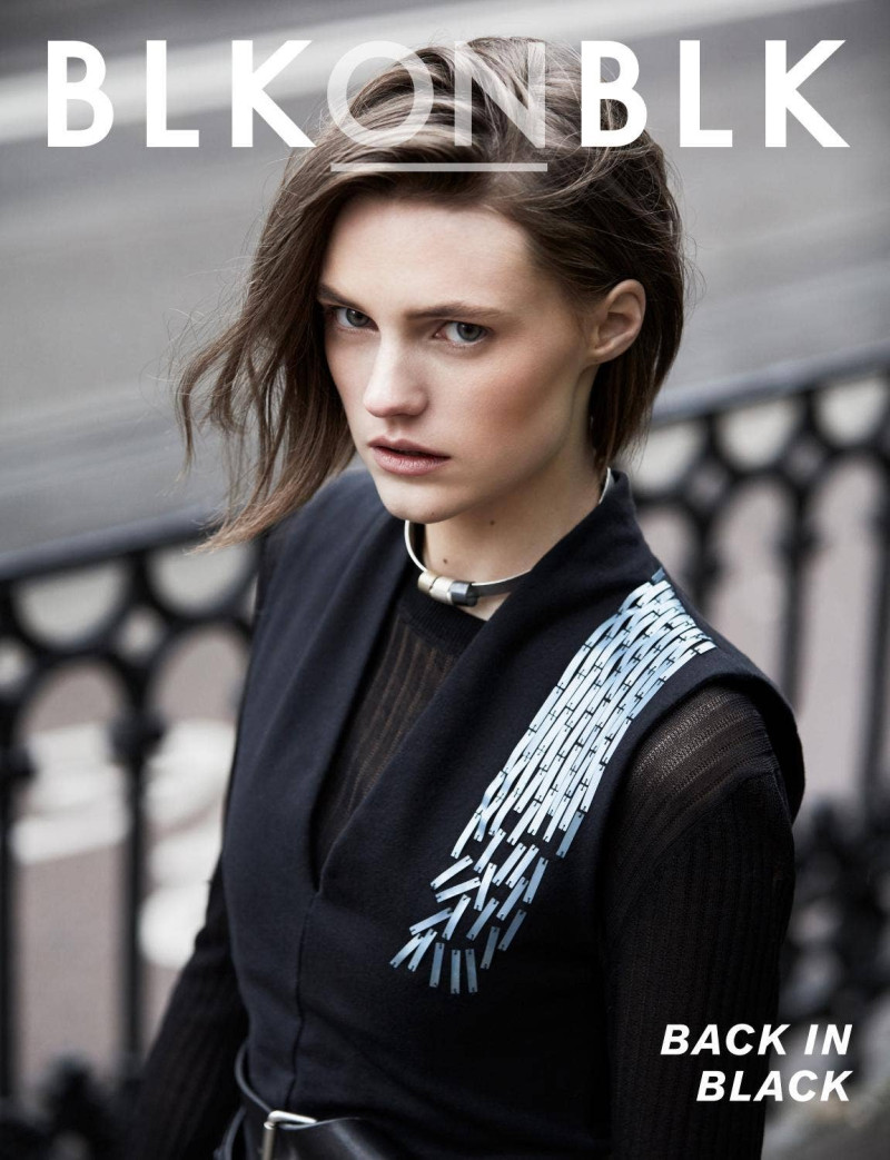 Matilda Svensson featured on the BLKONBLK cover from November 2017