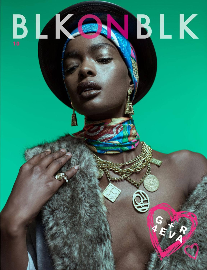 Adau Mornyang featured on the BLKONBLK cover from May 2018