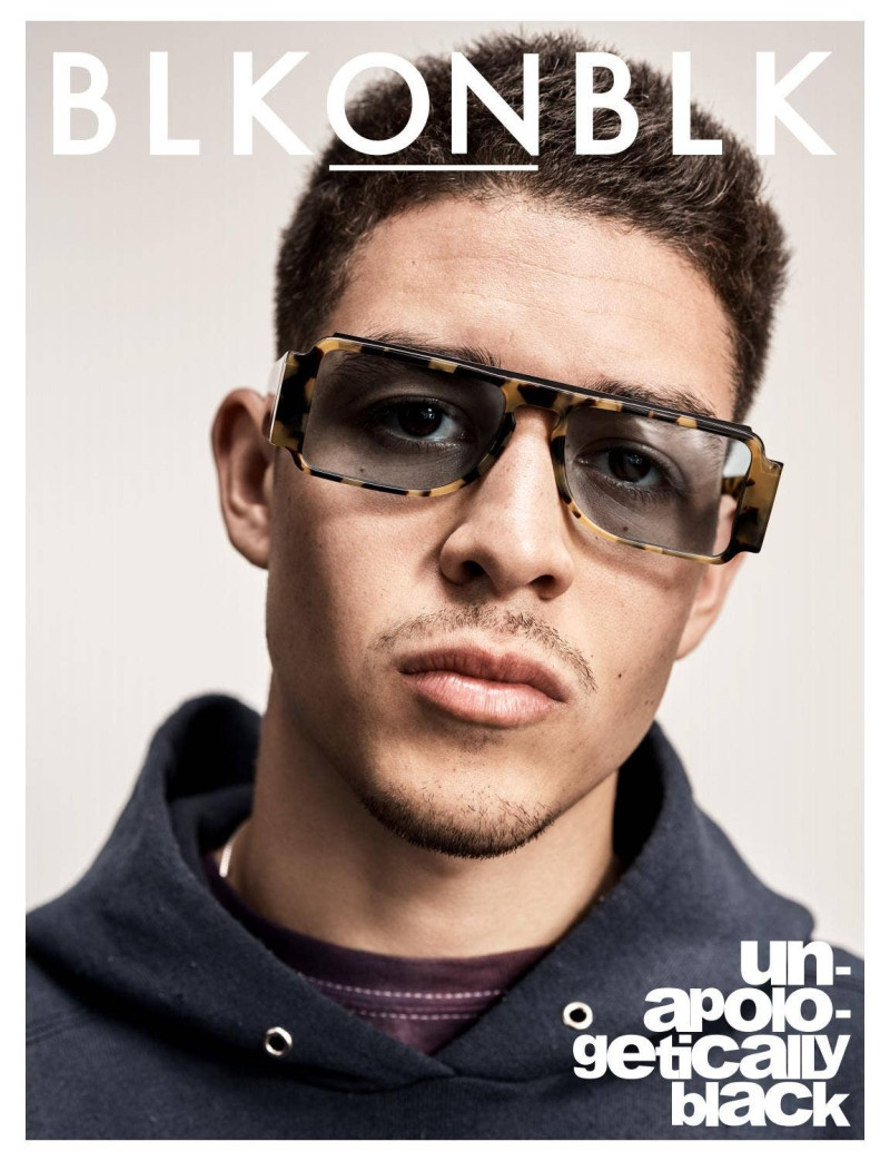 Jordan Vickors featured on the BLKONBLK cover from May 2019