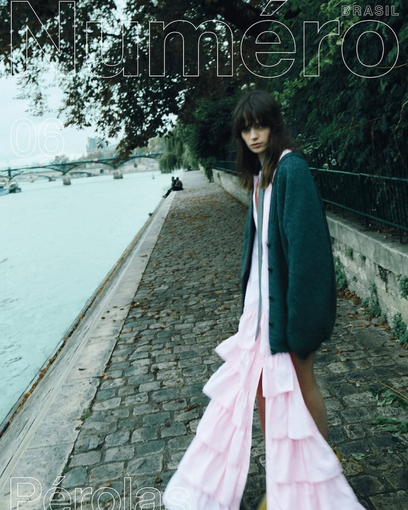 Miranda Marti featured on the Numéro Brazil cover from December 2024