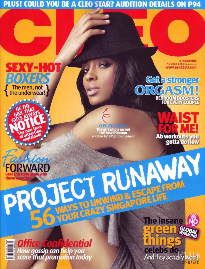  featured on the CLEO Singapore cover from August 2009