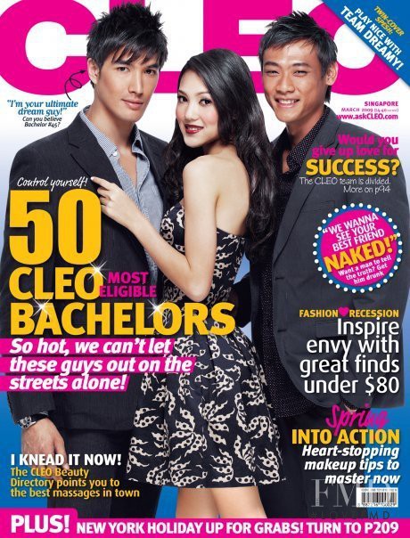  featured on the CLEO Singapore cover from March 2009