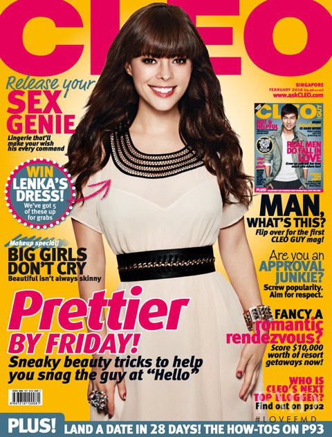  featured on the CLEO Singapore cover from February 2010