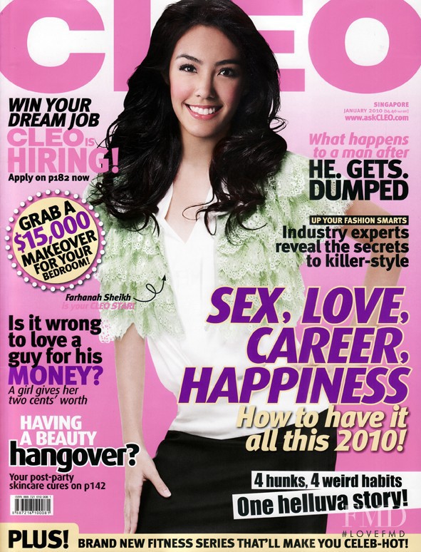  featured on the CLEO Singapore cover from January 2010
