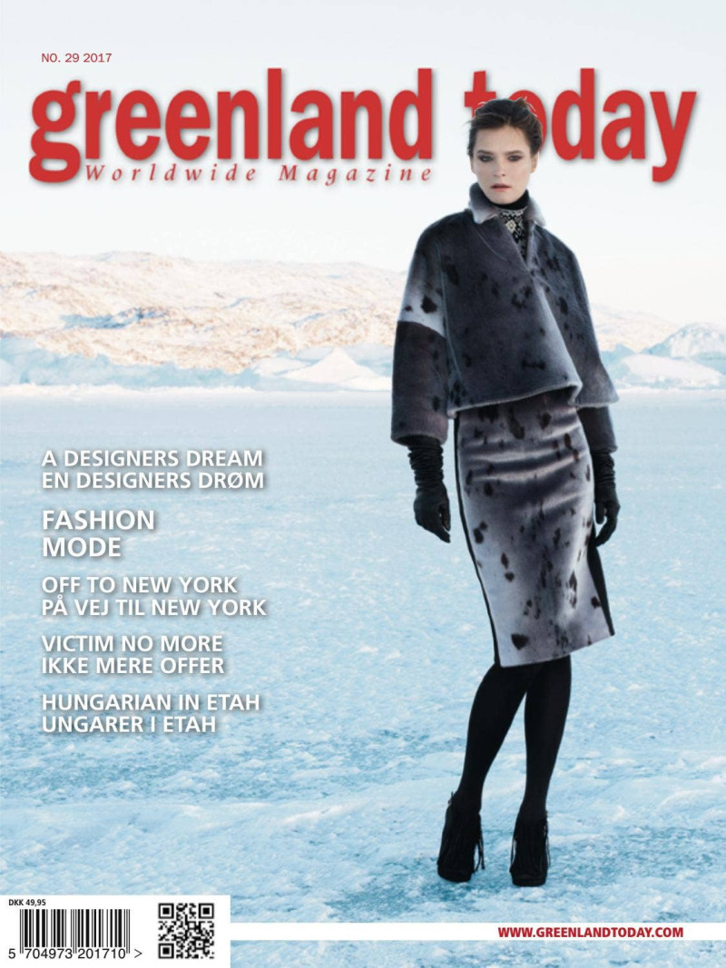 Carmen Kass featured on the Greenland Today cover from March 2017