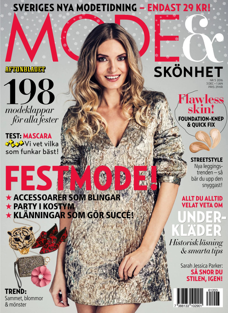  featured on the Mode & Skonhet cover from December 2016