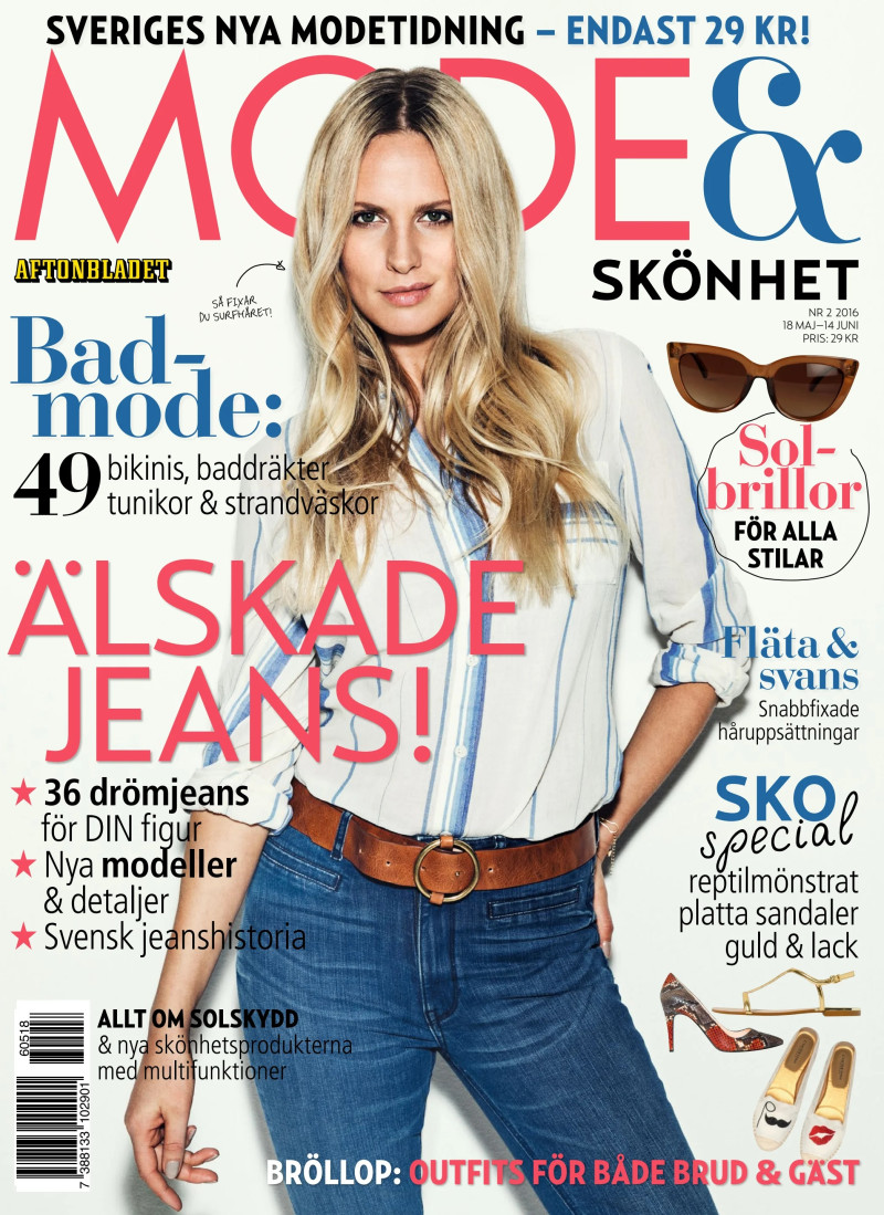 Ida Buer featured on the Mode & Skonhet cover from May 2016