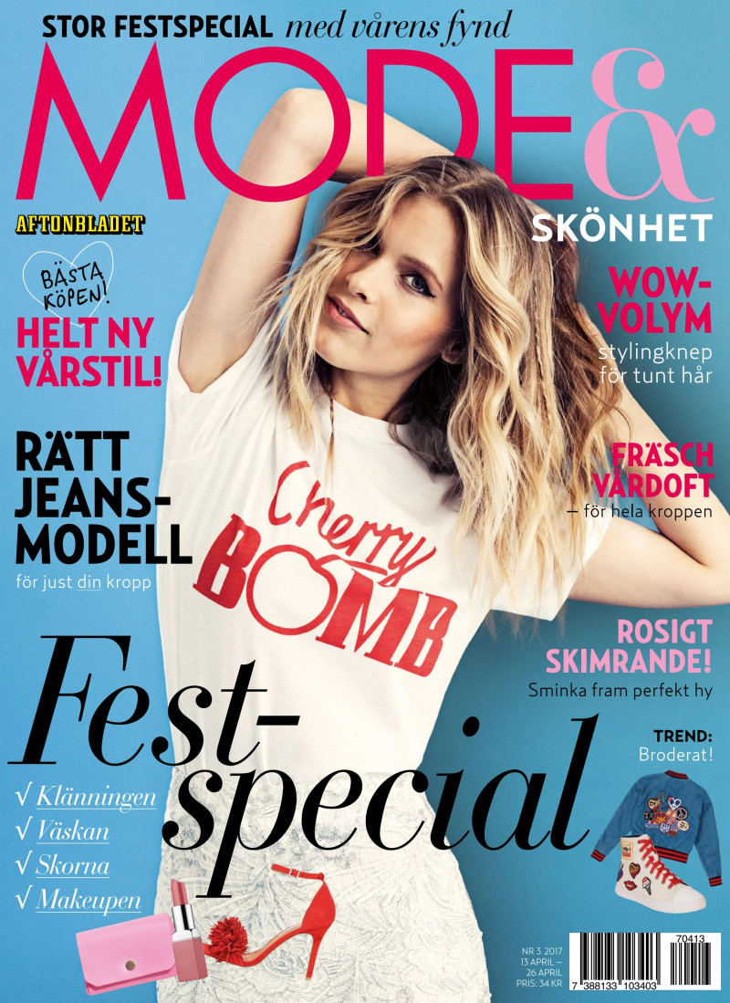  featured on the Mode & Skonhet cover from April 2017
