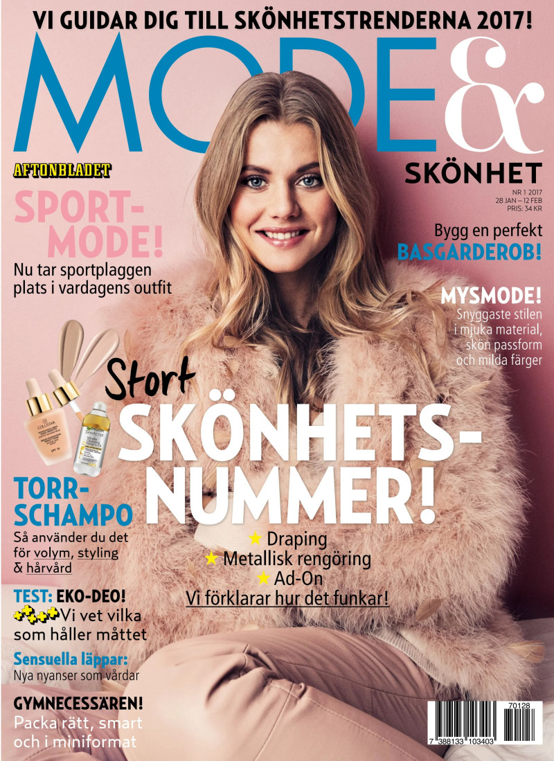  featured on the Mode & Skonhet cover from January 2017